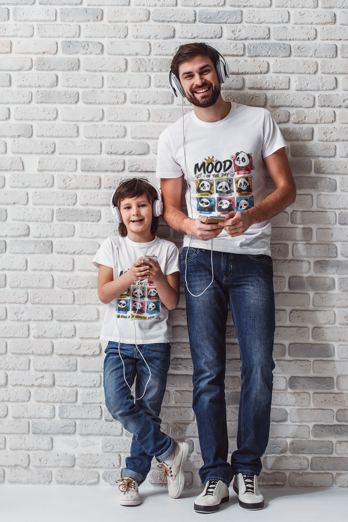 🐼 Panda Mood of the Day Graphic Unisex DryFit T-Shirt